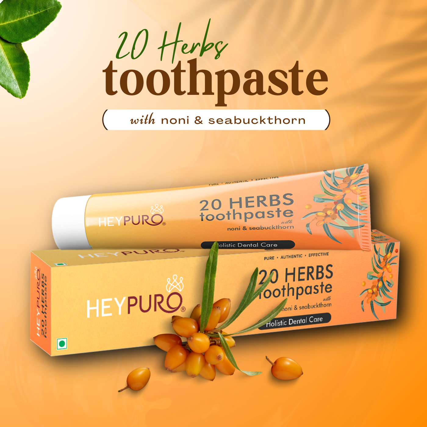 Toothpaste - Noni & Seabuckthorn (with 20 Herbs)