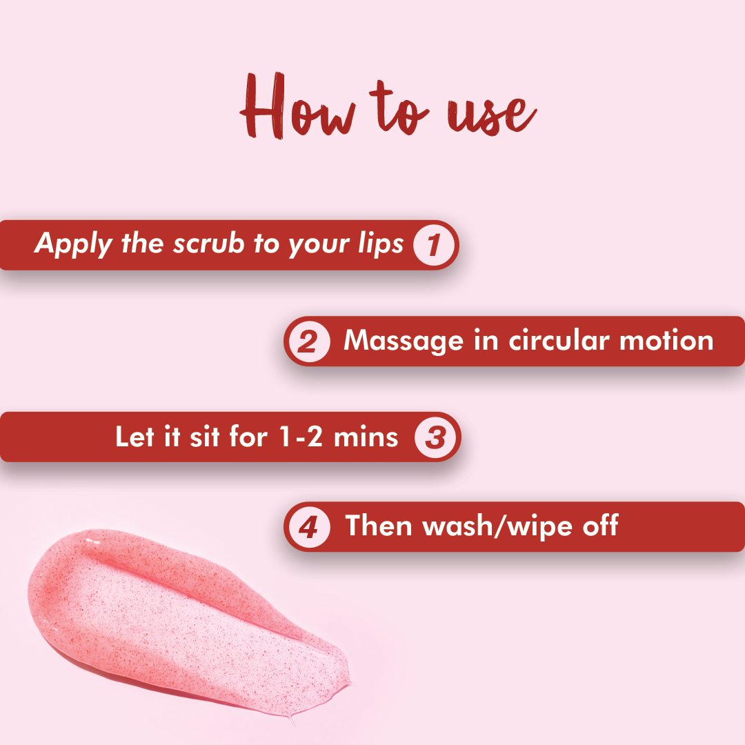 Lip Scrub with Watermelon