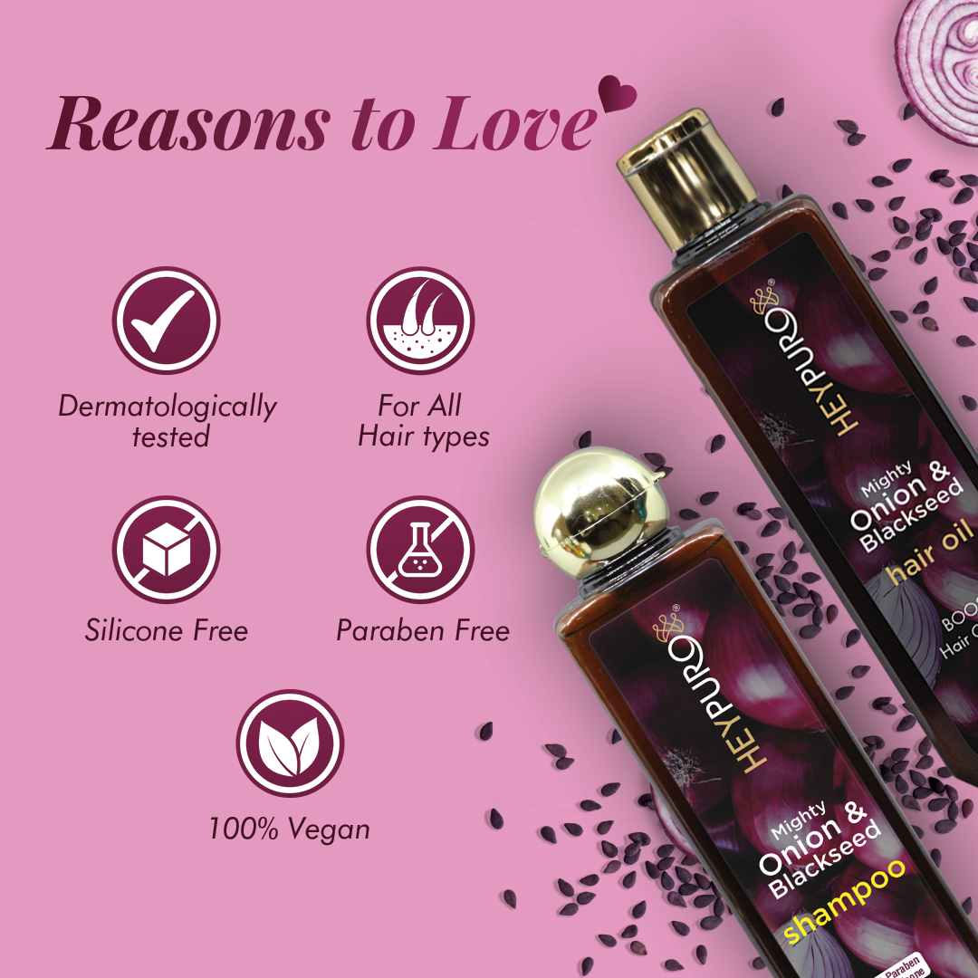 Onion and Black Seed Shampoo + Oil