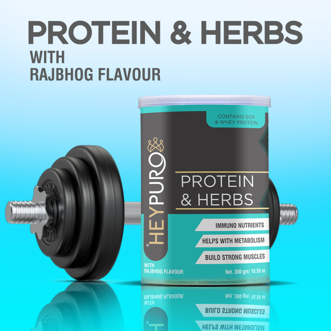 Protein Powder- Rajbhog Flavour (with Soya & Whey Protein)
