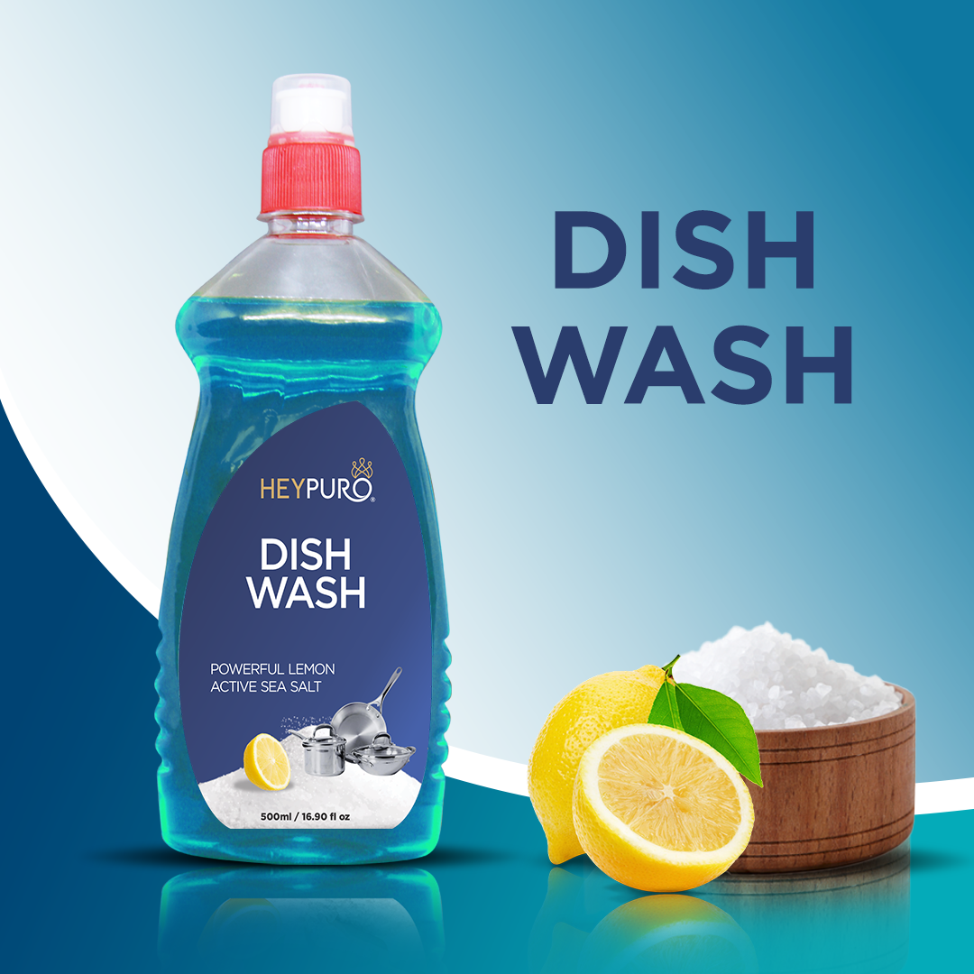 Dish Wash With Lemon And Sea Salt (double Power) -500 ML