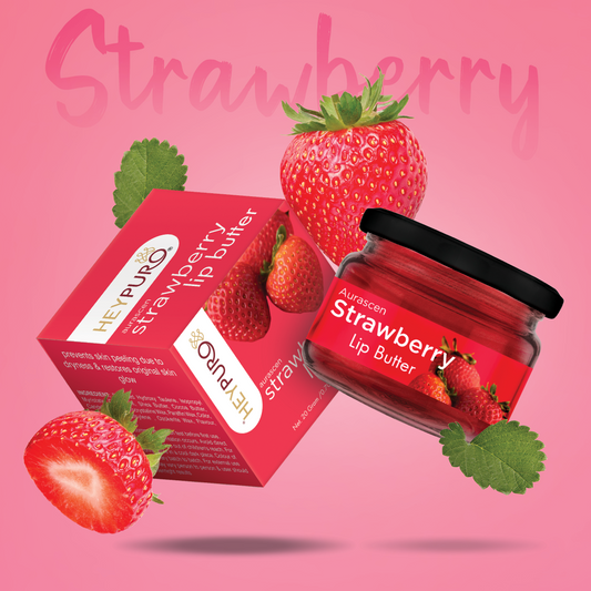 Strawberry Lip Butter for Soft & Glowing Lips