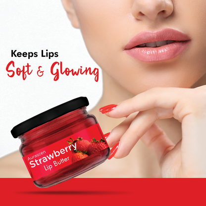 Strawberry Lip Butter for Soft & Glowing Lips