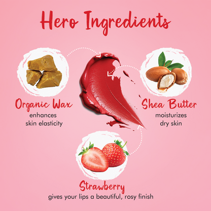 Strawberry Lip Butter for Soft & Glowing Lips