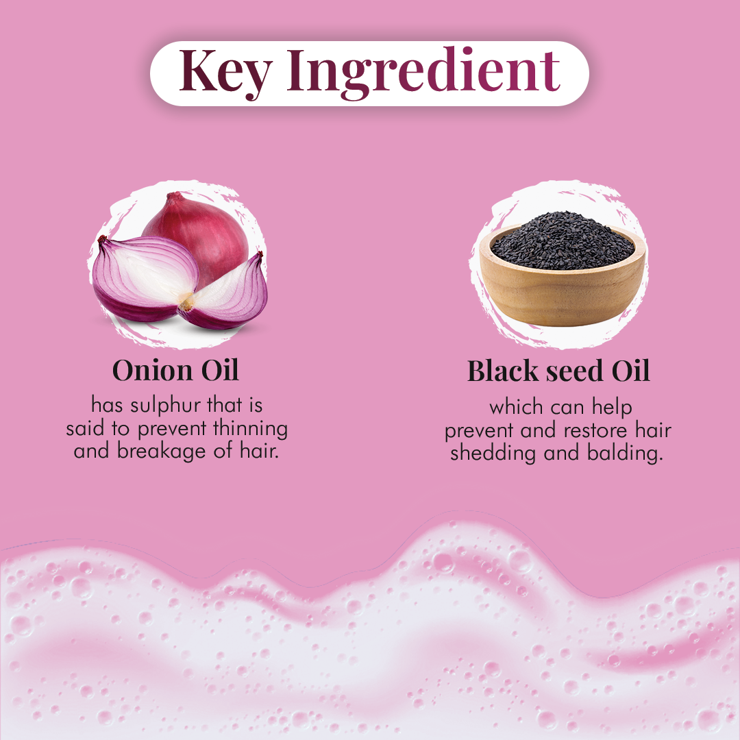 Onion and Black Seed Shampoo + Oil