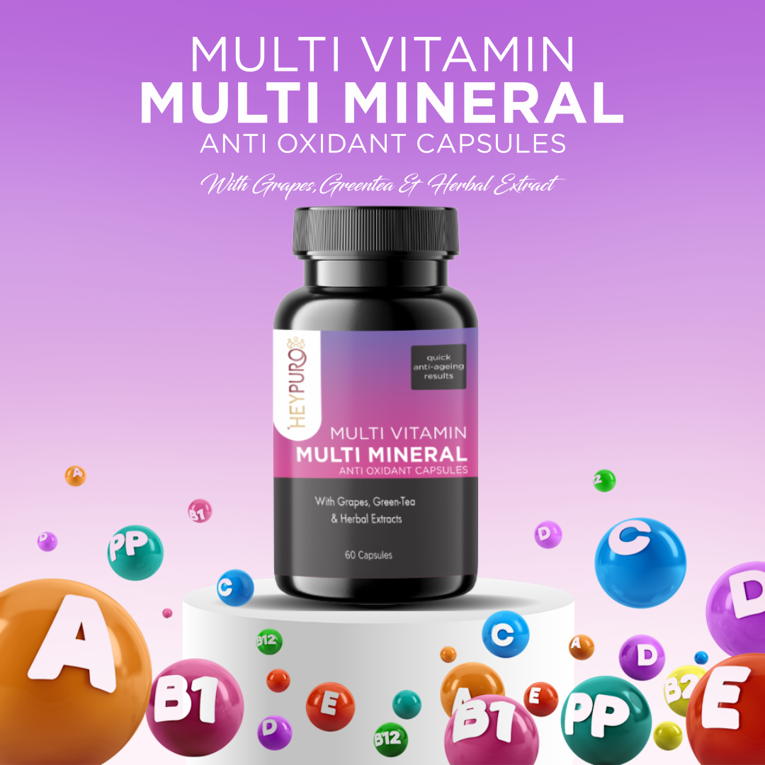 Multi vitamin- Multi Mineral Capsules (Super Anti-oxidant) (with 30+ Vitamins & Minerals)